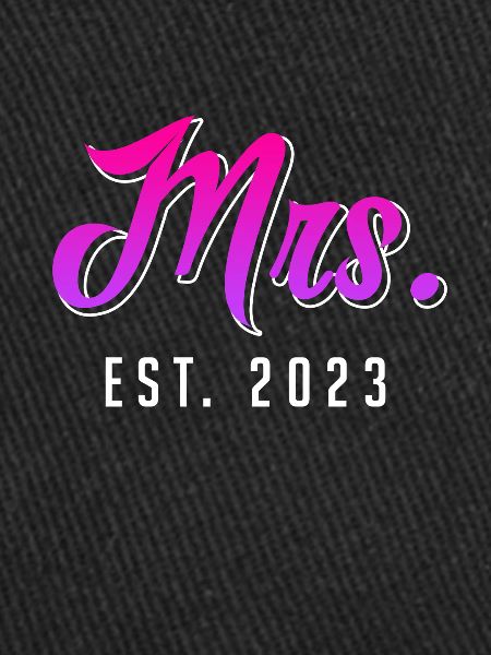 Mrs Mr Deco Wedding