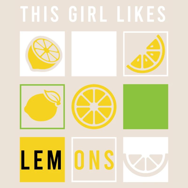 Mädchen mag Zitronen Limonade Sommer Zitronensaft