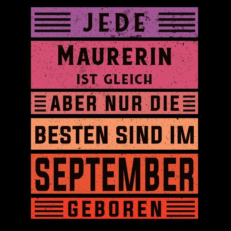 Maurerin Geburtstag September geboren Handwerker