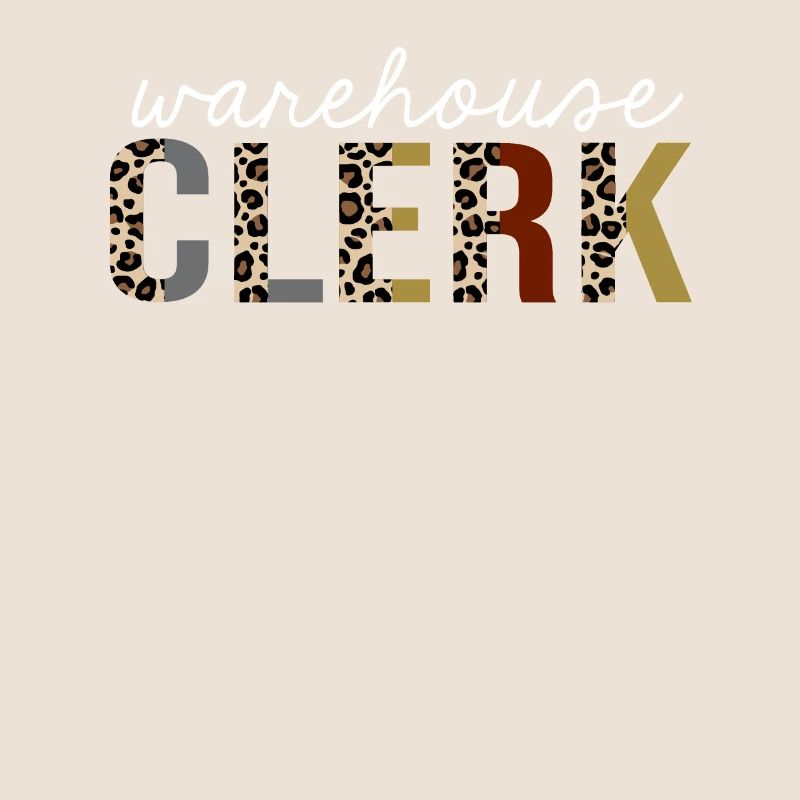Warehouse Clerk Leopard Print Funny Gift