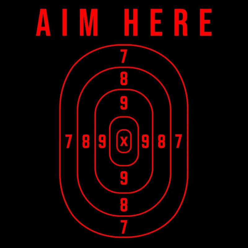 Aim Here - Shooting Range Target