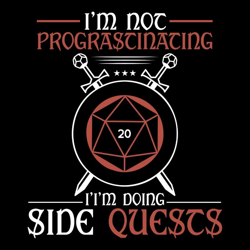 I Don't Hesitate, I Make Side Quests RPG Table