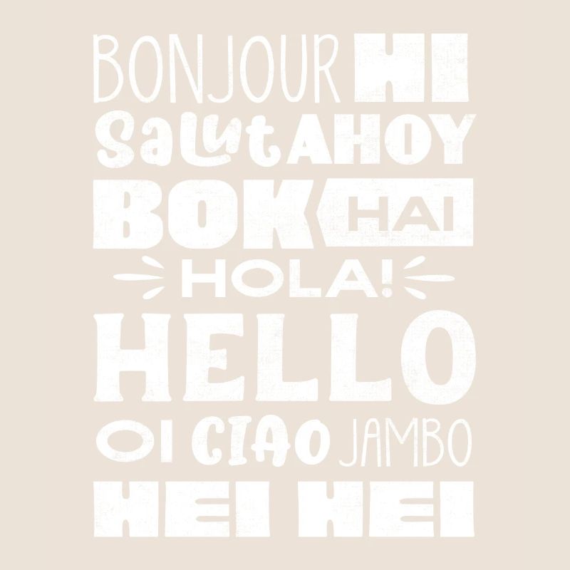 Word Hello Different Languages, Language Teacher