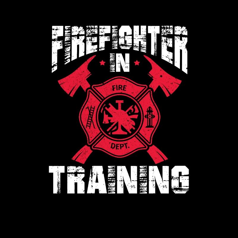 Firefighter In Training – Fire Axes Fireman