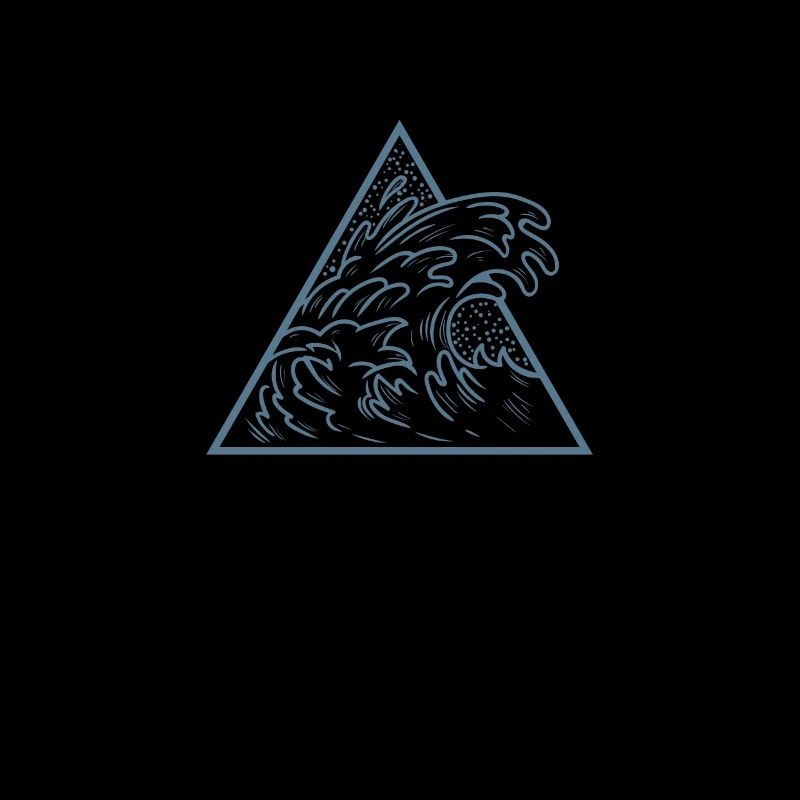 Surfing on a wave surfboard