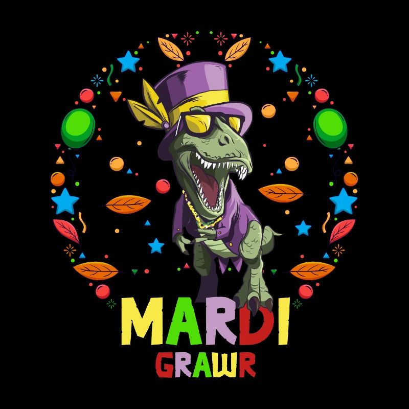 Masque de costume de Mardi Gras Grawr