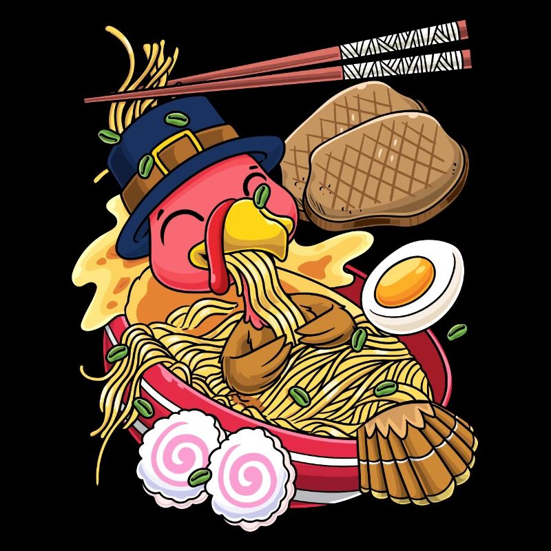 Kawaii Dinde Thanksgiving Ramen