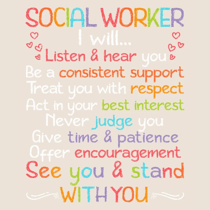 School Social Work Month Crayon