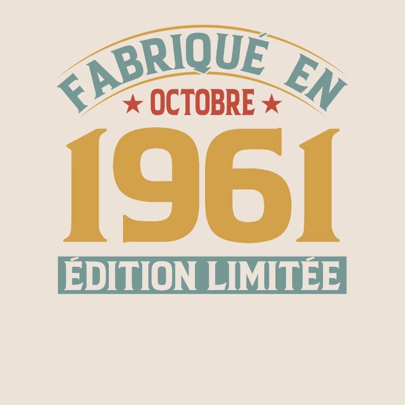 Fabriqué En Octobre 1961 Édition Limitée