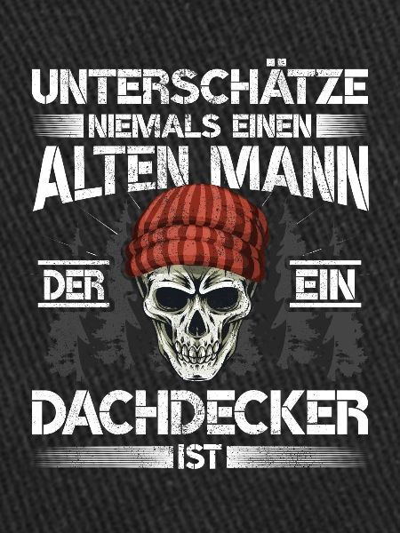 Dachdecker Alter mann Handwerker
