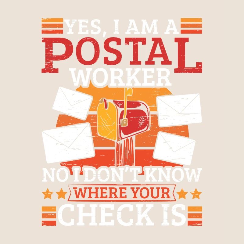 Postbote Ja, ich bin ein Postangestellter