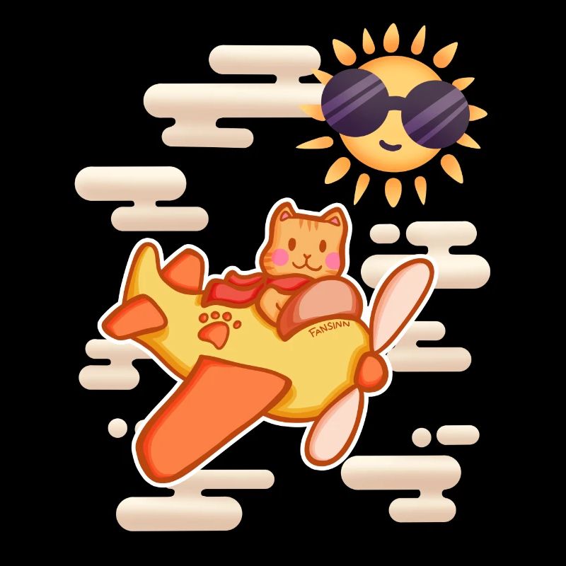 Pilot Cat Sky