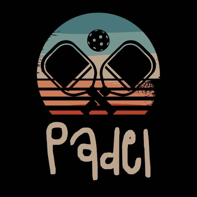 Retro Vintage Classic Padel Player