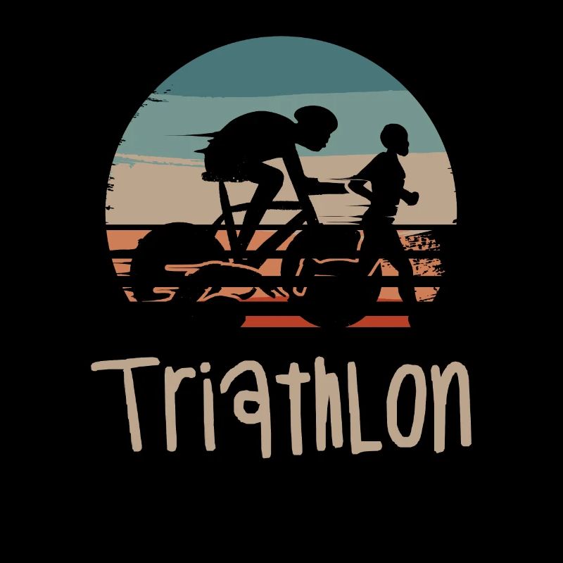 Retro Vintage Classic Triathlon Triathlete