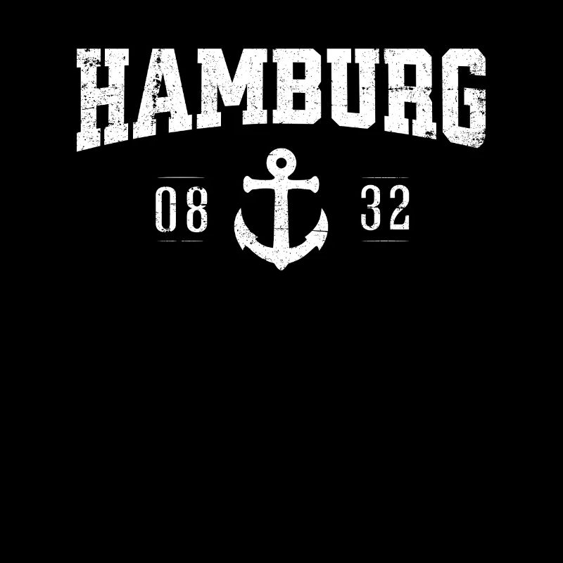 Hamburg Hafen Anker Fan Hamburger Geschenk