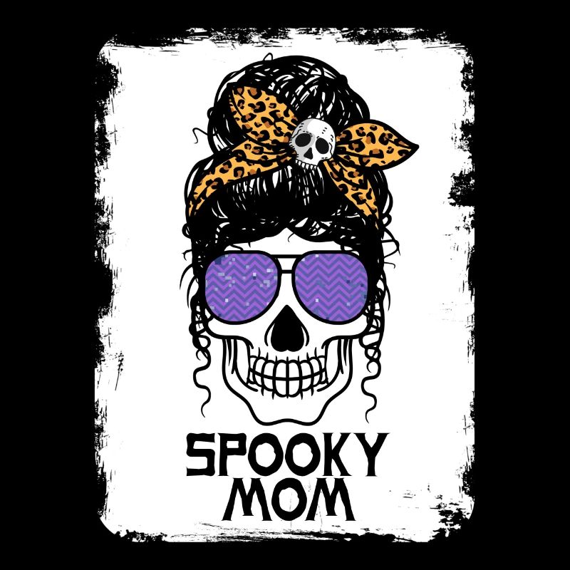Spooky Mom - Messy Bun