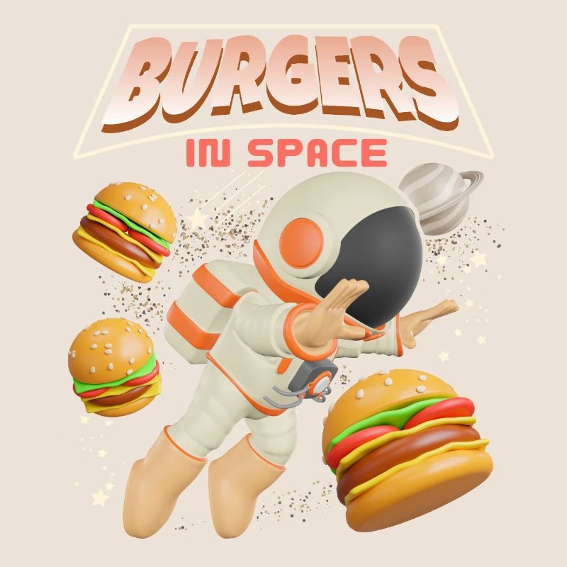 Hamburger lustiger Spruch Burger-Hamburger