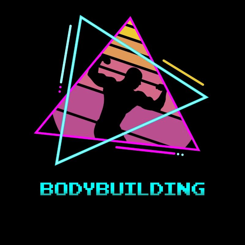 Rétro Vintage Classique Musculation Bodybuilder