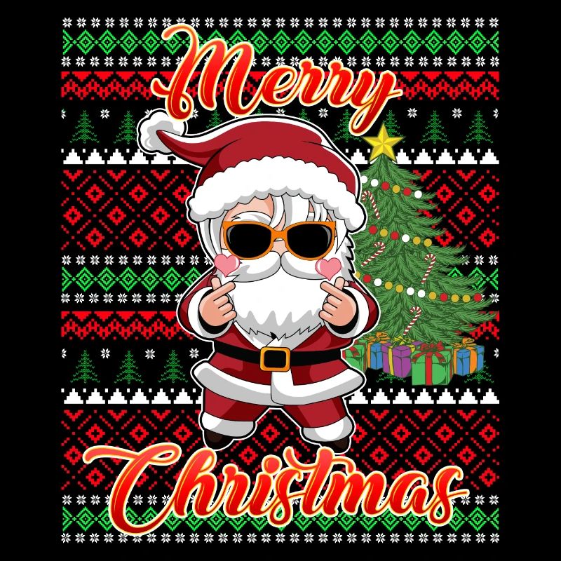 K-Pop Fans Weihnachten hässliche Pullover Design