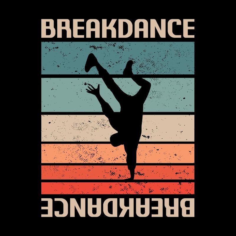Retro Vintage Classic Breakdancing Breakdance Danc