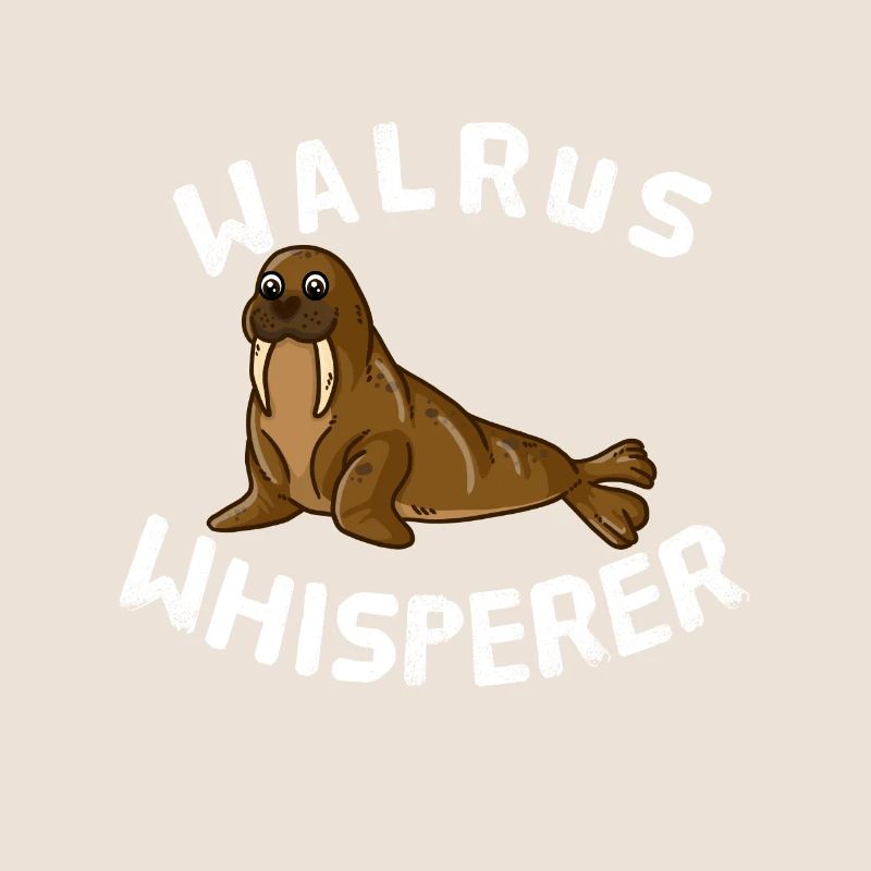 Funny Walrus Lover Walrus Whisperer