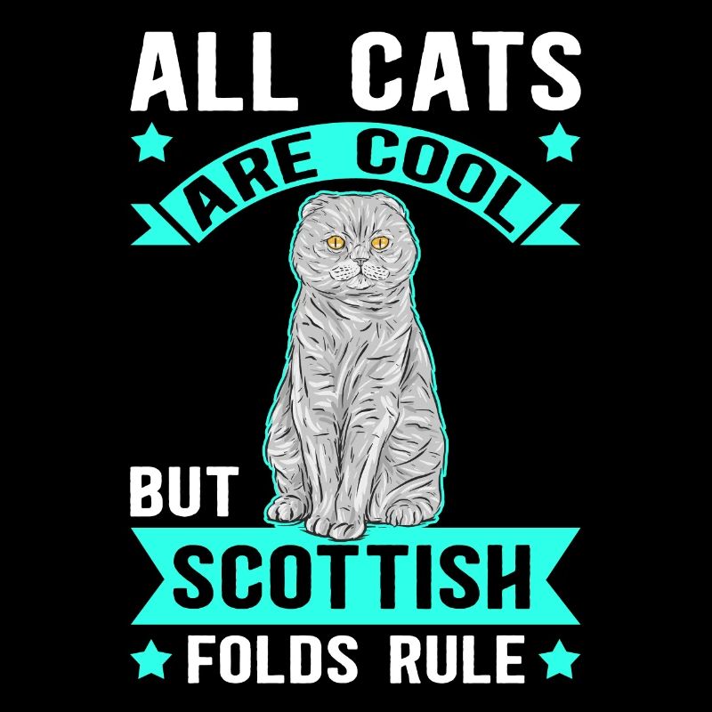 Scottish Folding Ear Cat Cats Gift