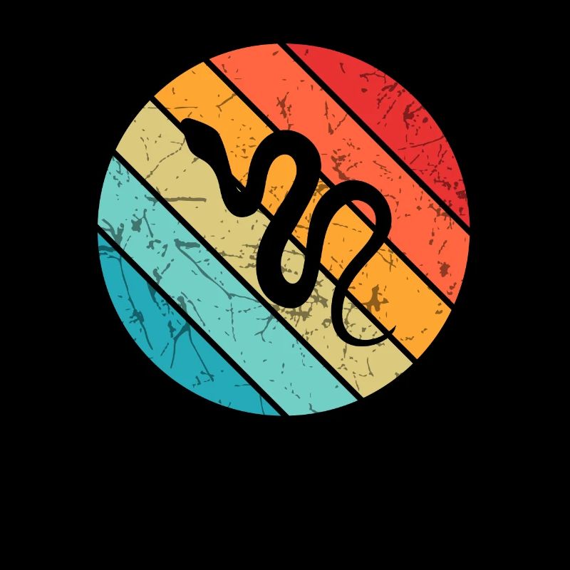 Snake Retro Reptile Python Gift idea