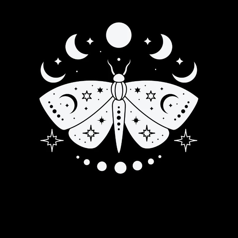 Papillon céleste mystique