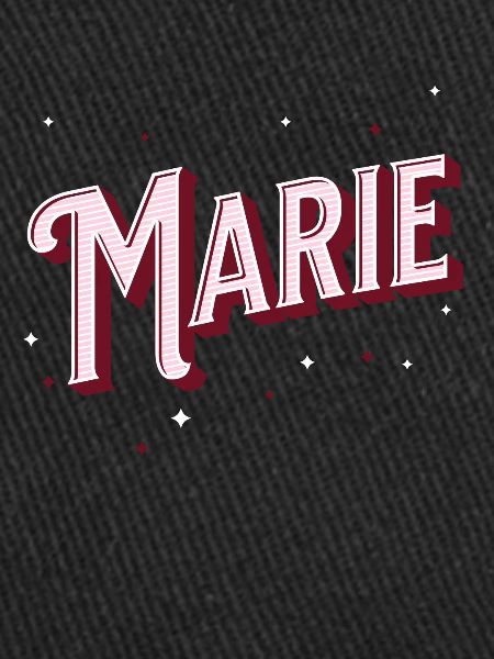 Marie name personalized