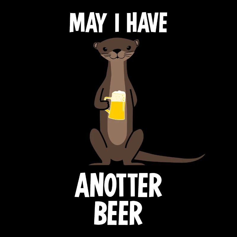 Otter mit Bier