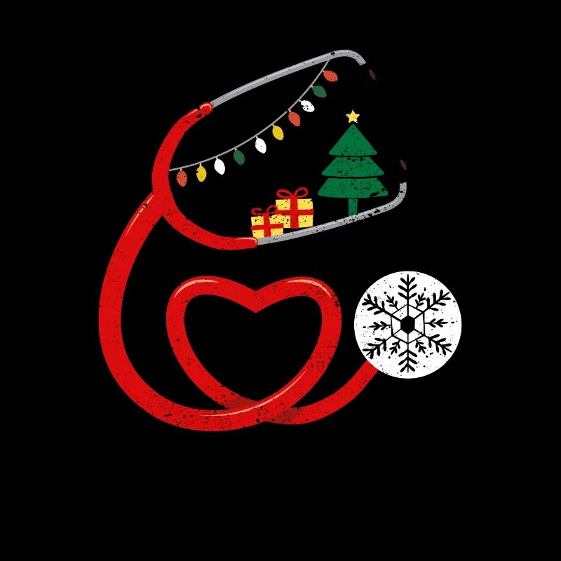 Nurse Christmas Tree Snowflake