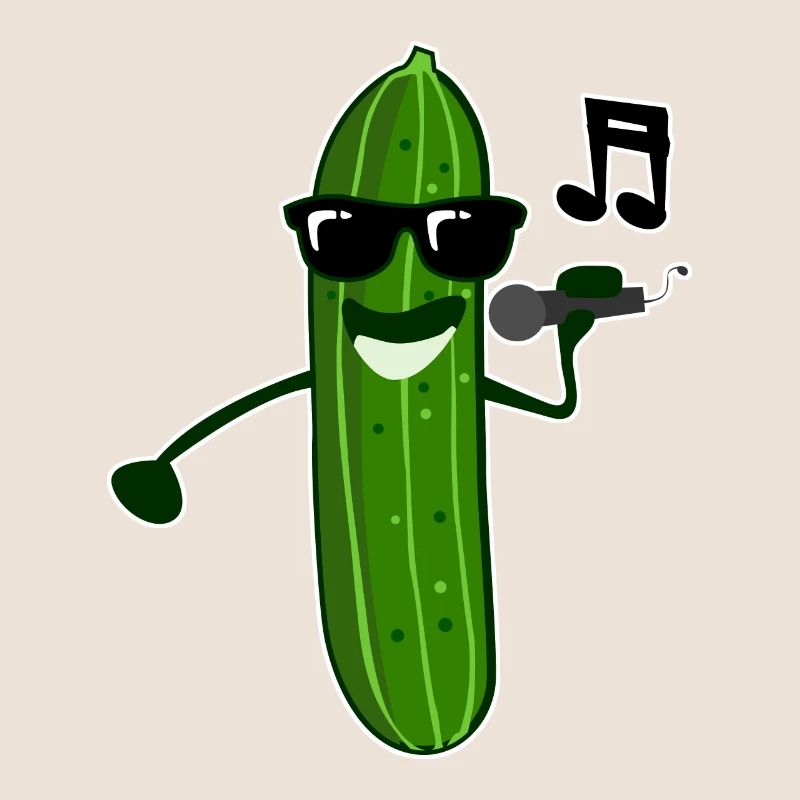 Le concombre chante les concombres chanteurs