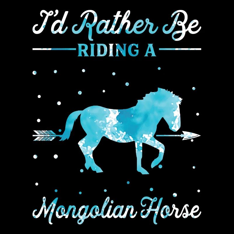 Monter un cheval mongol