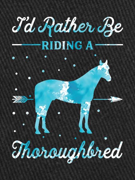 Monter un cheval pur-sang