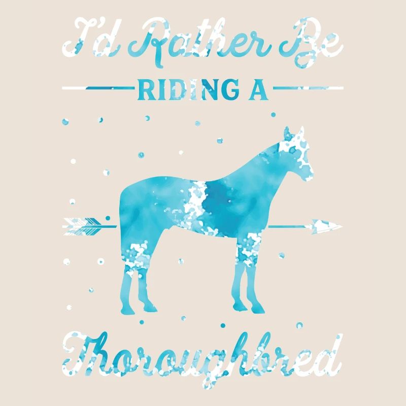 Reiten Eines Vollblutpferdes