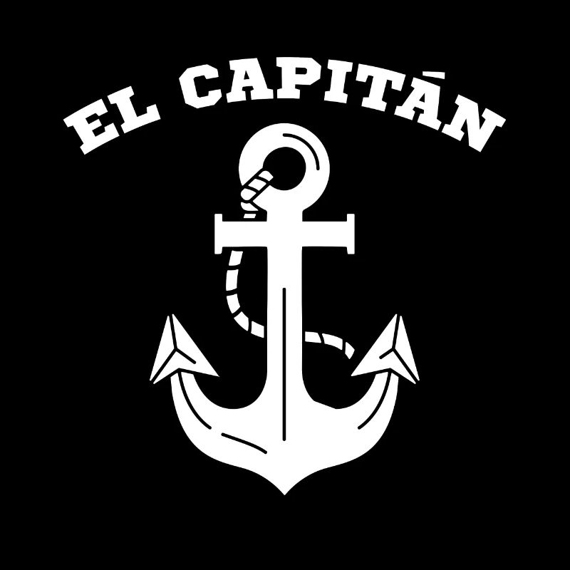 El Capitan Captain Captitán Boat Anker Seemann