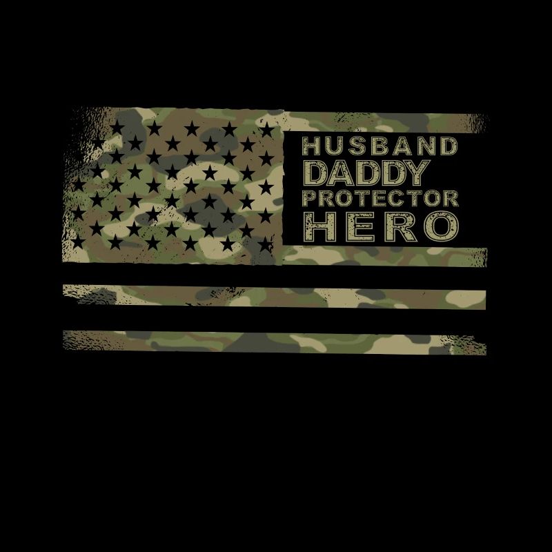 Husband Daddy Protector Hero Vathers Day Papa USA
