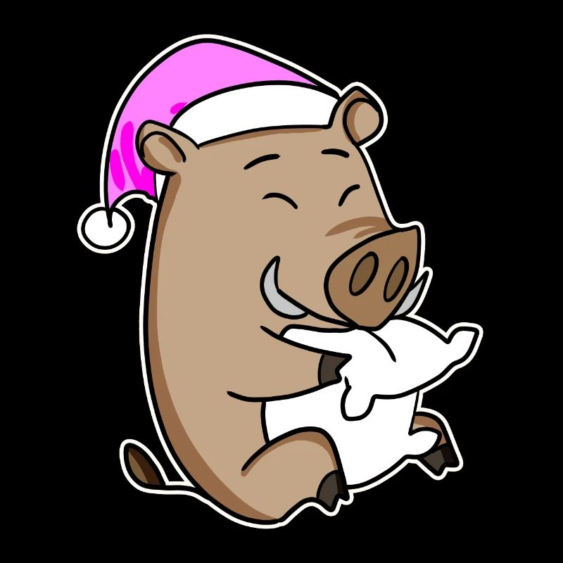 Sanglier avec oreiller et bonnet de couchage