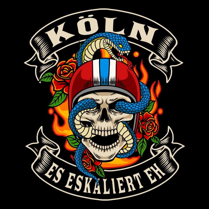 Köln Biker Geschenk es eskaliert eh Köln Biker