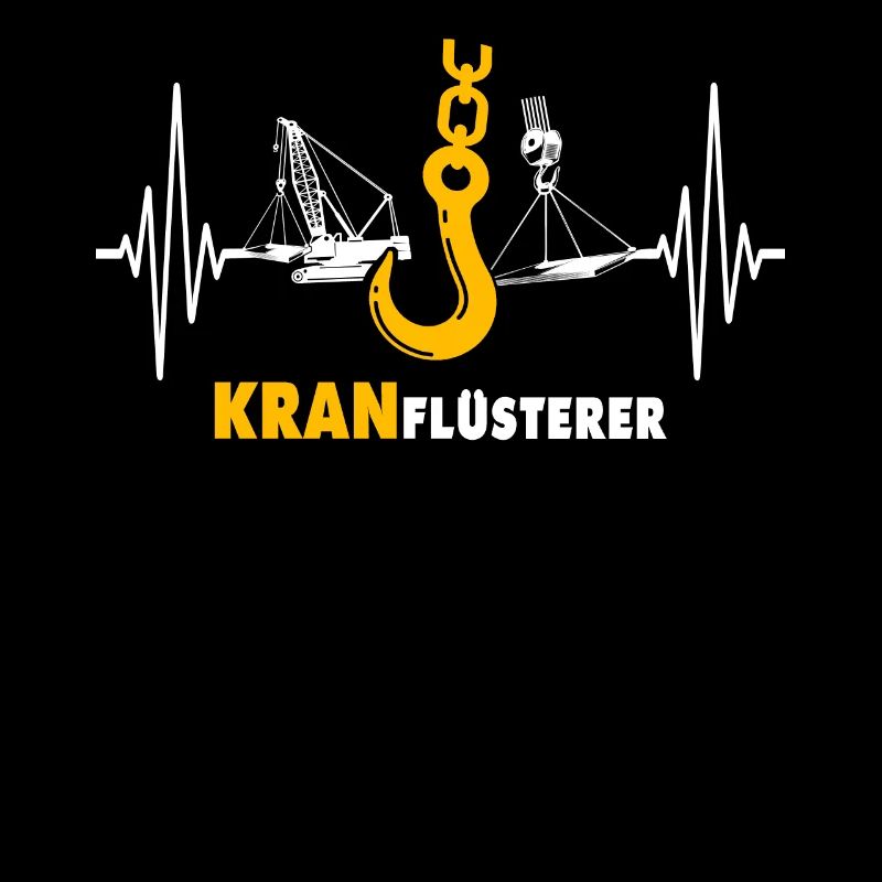 Kranführer EKG Kranfahrer Herzlinie