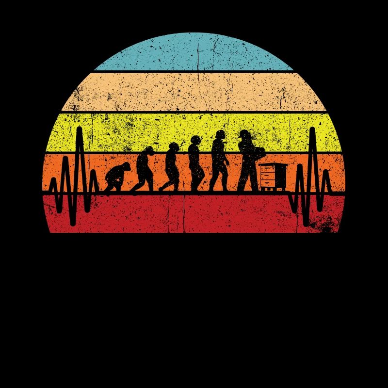 Evolution Imker Shirt - Geschenk Bienenzüchter Imk