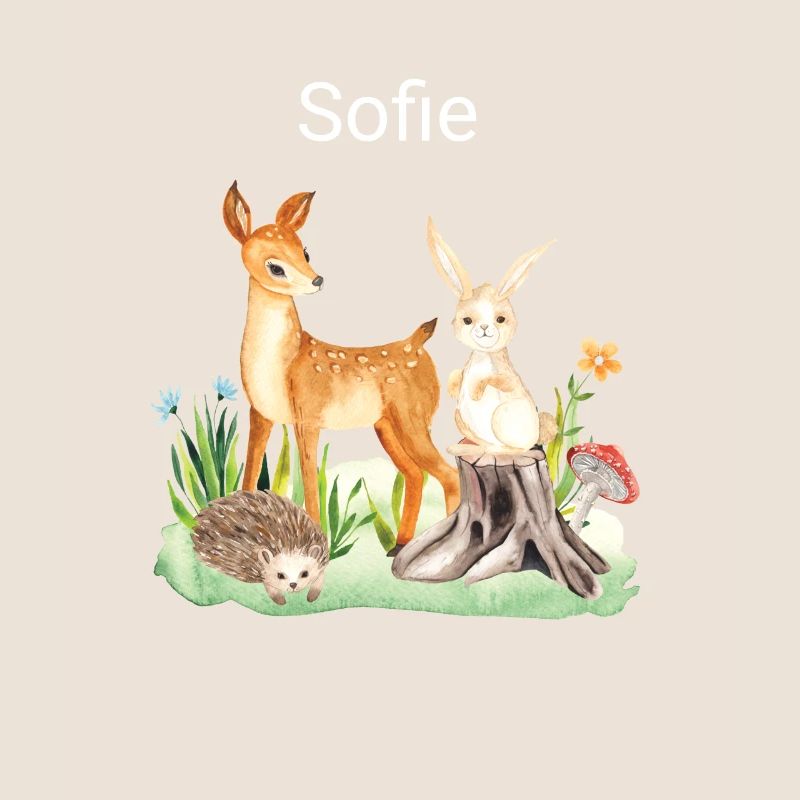 Cerf animal lapin hérisson Sofie
