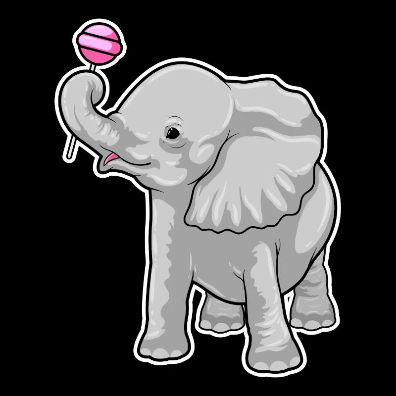 Elephant lollipops