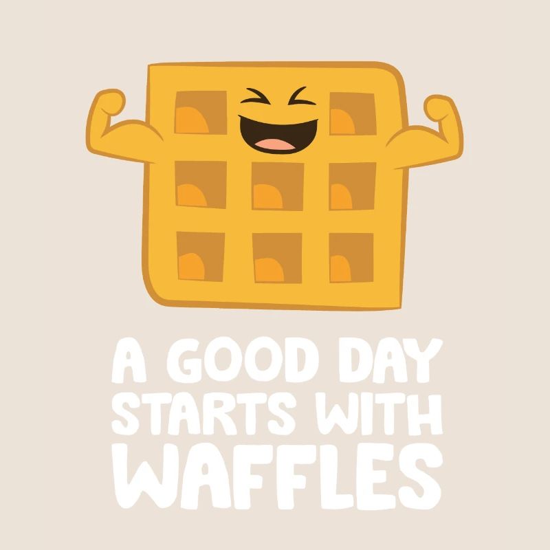Ein guter Tag fängt mit Waffeln an
