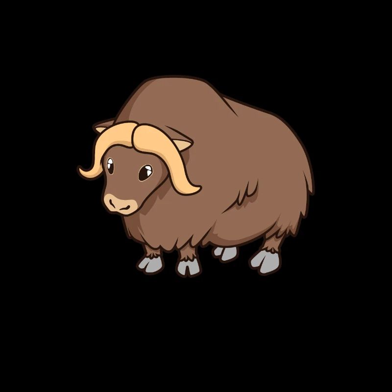 Bœuf musqué Kawaii