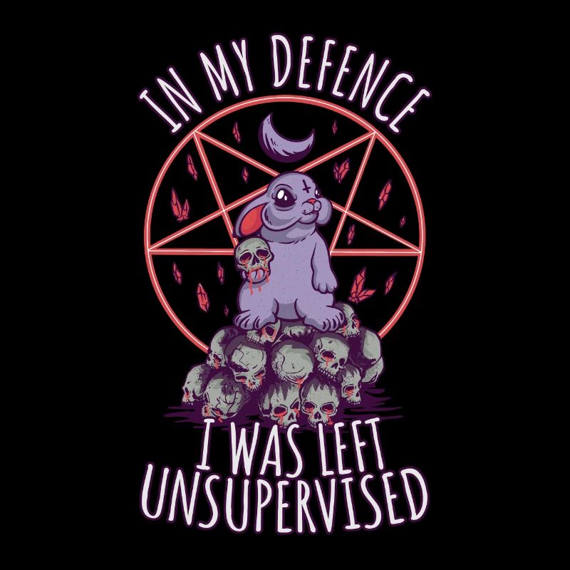 Funny Hell mignon pentagram goth grunge