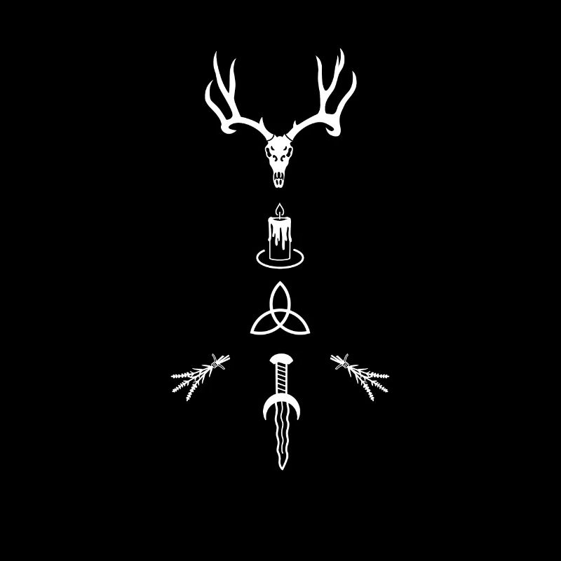 Pagan Occult Symbols Witchcraft Hexe Gothic