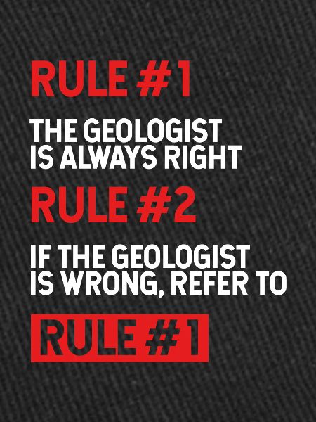 Geologist Rules