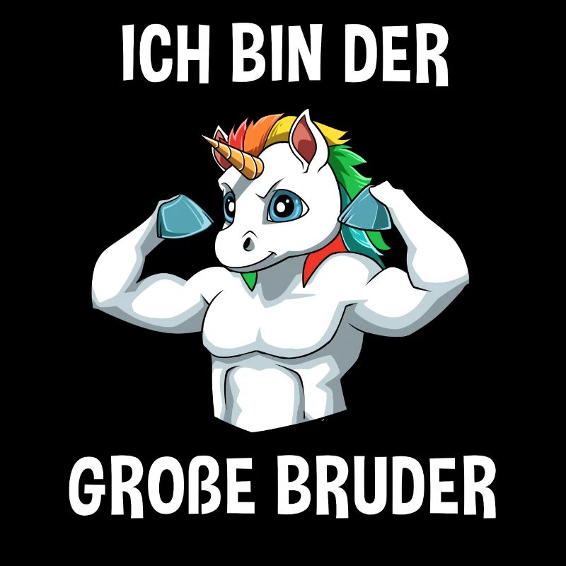 Einhorn Bruder Großer Bruder - Ich bin der große