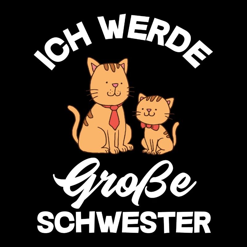 Katzen Ich Werde Große Schwester